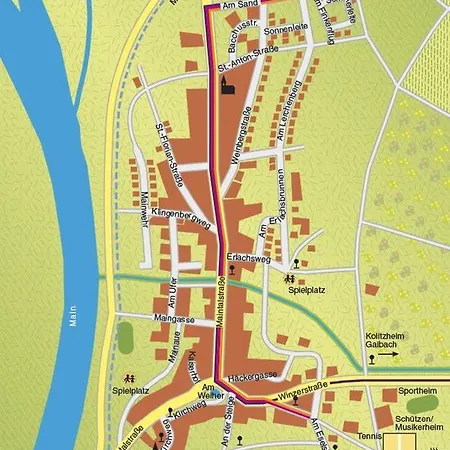 Am Mainradweg - Beuerlein Martin דירה Kolitzheim